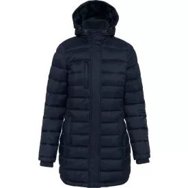 ka6129nv-l   LADIES' LIGHTWEIGHT HOODED PADDED PARKA