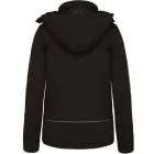 ka651bl-m   LADIES’ HOODED SOFTSHELL LINED PARKA