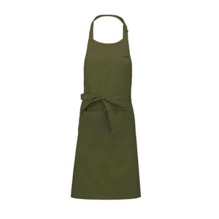 ka885lk-u   COTTON APRON WITH POCKET