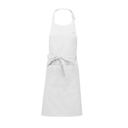 ka885wh-u   COTTON APRON WITH POCKET