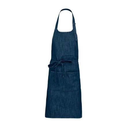 ka890de-u   POLYESTER COTTON APRON WITH POCKET