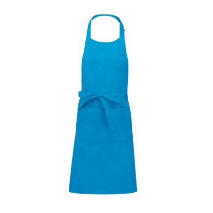 ka890lag-u   POLYESTER COTTON APRON WITH POCKET