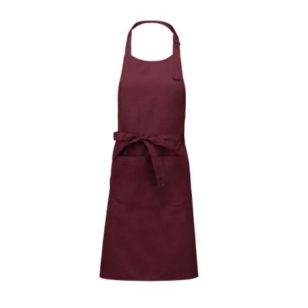 ka890wn-u   POLYESTER COTTON APRON WITH POCKET