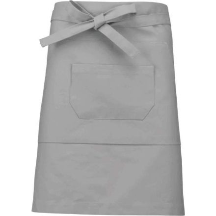 ka899lgr-u   POLYCOTTON MID-LENGTH APRON