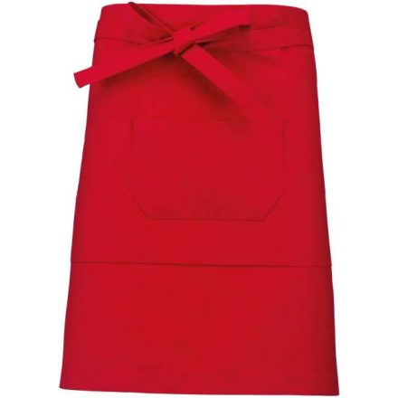 ka899re-u   POLYCOTTON MID-LENGTH APRON