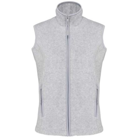 ka906ash-2xl   MELODIE - LADIES' MICROFLEECE GILET