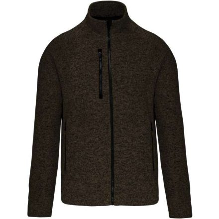 ka9106dkm-l   MEN'S FULL ZIP HEATHER JACKET