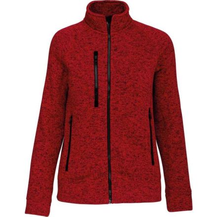 ka9107rem-3xl   LADIES' FULL ZIP HEATHER JACKET