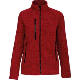 ka9107rem-xs   LADIES' FULL ZIP HEATHER JACKET
