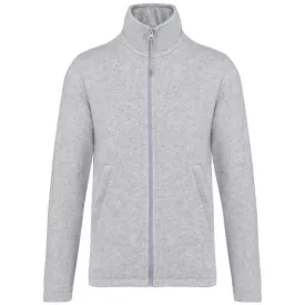 ka911ash-s   FALCO - FULL ZIP MICROFLEECE JACKET