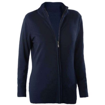 ka962nv-2xl   LADIES' FULL ZIP  CARDIGAN