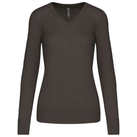 ka966dg-2xl   LADIES' V-NECK JUMPER