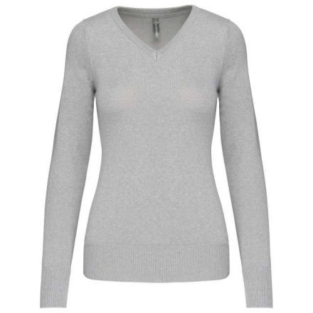 ka966gm-2xl   LADIES' V-NECK JUMPER