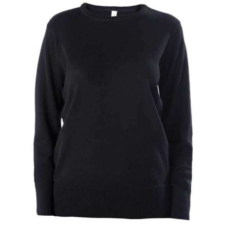 ka968bl-3xl   LADIES' CREW NECK JUMPER