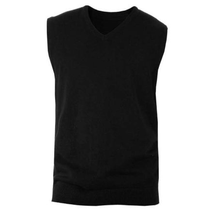 ka969bl-2xl   MEN'S SLEEVELESS V-NECK JUMPER