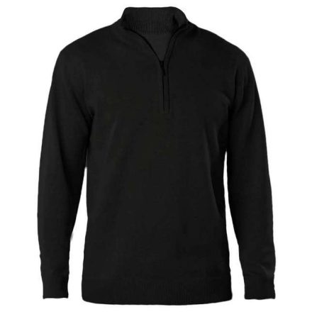 ka970bl-3xl   MEN'S ZIP NECK JUMPER