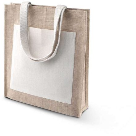 ki0221na/go-u   JUTE SHOPPER BAG