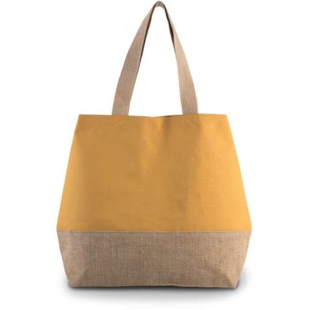 ki0235cuy/na-u   CANVAS & JUTE HOLD-ALL SHOPPER BAG