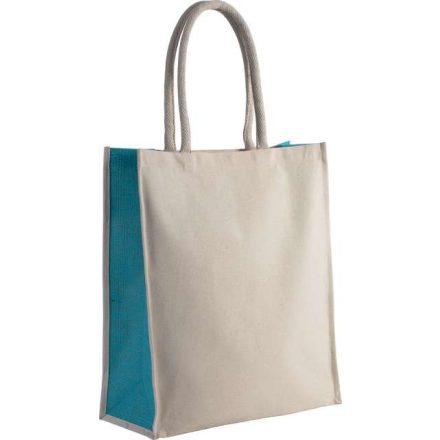 ki0253na/bl-u   COTTON / JUTE TOTE BAG - 23L