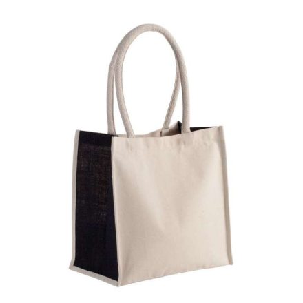 ki0255na/bl-u   COTTON / JUTE TOTE BAG - 17L