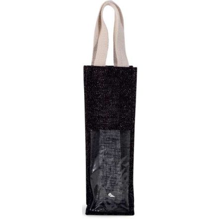 ki0267bl/si-u   JUTE BOTTLE BAG