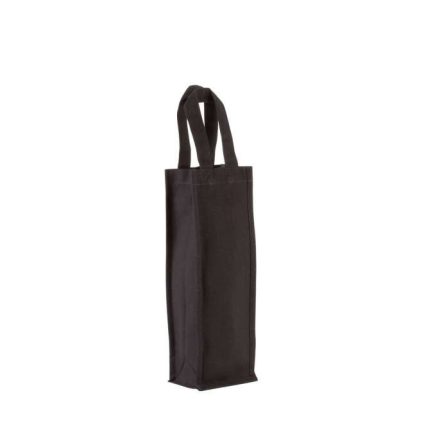 ki0269bl-u   COTTON CANVAS BOTTLE BAG