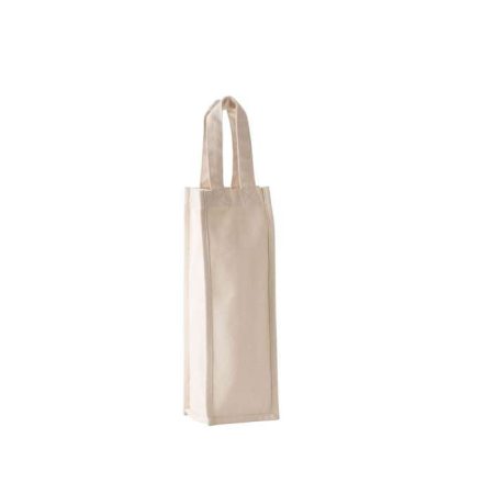 ki0269na-u   COTTON CANVAS BOTTLE BAG