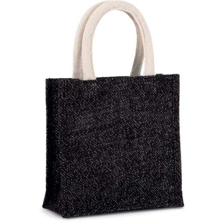 ki0272bl/si-u   JUTE CANVAS TOTE - SMALL