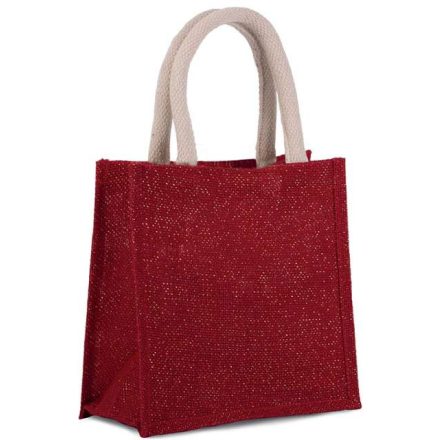 ki0272cy/go-u   JUTE CANVAS TOTE - SMALL