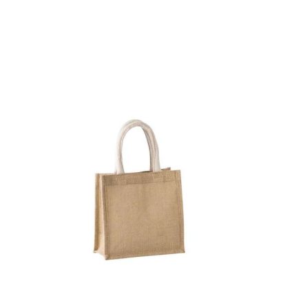 ki0272na/go-u   JUTE CANVAS TOTE - SMALL