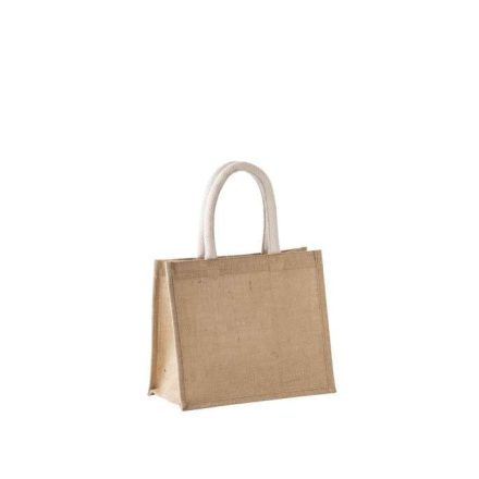 ki0273na/go-u   JUTE CANVAS TOTE - MEDIUM