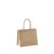 ki0273na/go-u JUTE CANVAS TOTE - MEDIUM