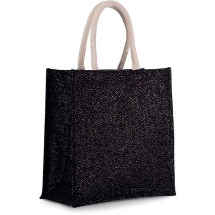 ki0274bl/si-u   JUTE CANVAS TOTE - LARGE