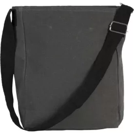 ki0351wdgr-u   COTTON CANVAS SHOULDER BAG