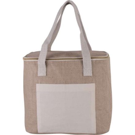 ki0353na-u   JUTE COOL BAG - MEDIUM SIZE