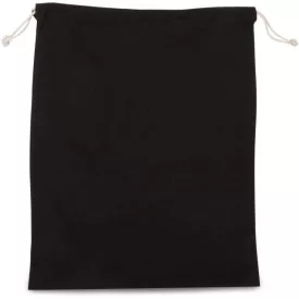 ki0747bl-u   COTTON BAG WITH DRAWCORD CLOSURE - LARGE SIZE