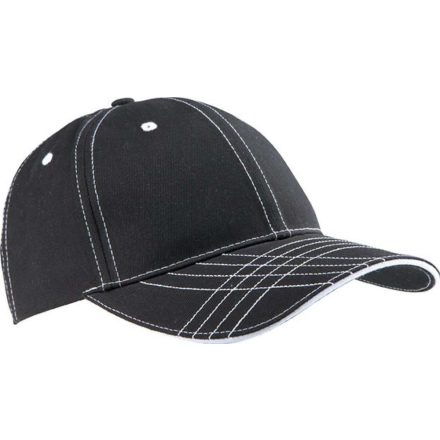 kp109bl/wh-u   6 PANELS FASHION CAP