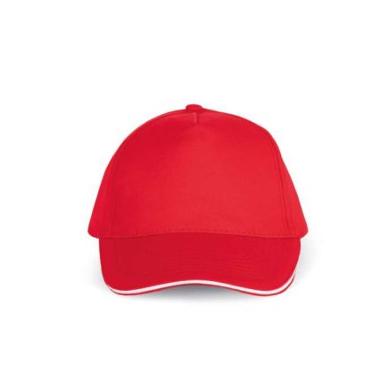 kp124re/wh-u   SANDWICH PEAK CAP - 5 PANELS