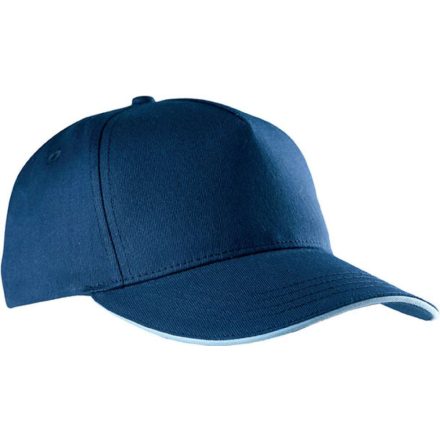 kp130nv/wh-u   SANDWICH PEAK CAP - 5 PANELS