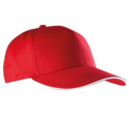 kp130re/wh-u   SANDWICH PEAK CAP - 5 PANELS