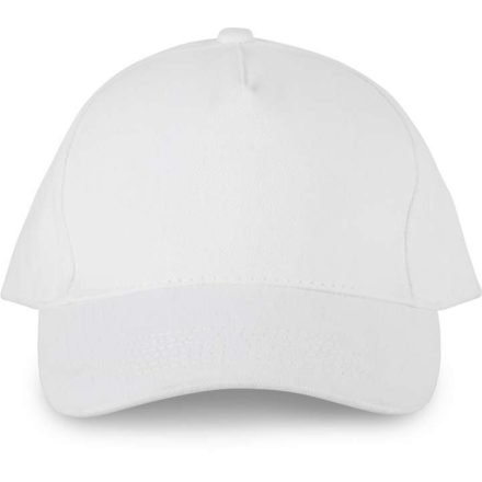 kp135wh-u   5 PANELS ORGANIC COTTON CAP