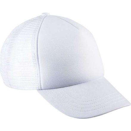 kp143wh/for-u   KIDS' TRUCKER MESH CAP - 5 PANELS