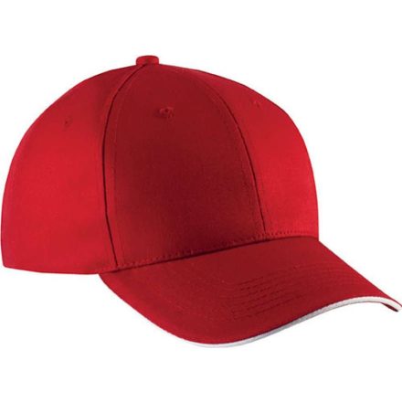 kp153re/wh-u   SANDWICH PEAK CAP - 6 PANELS