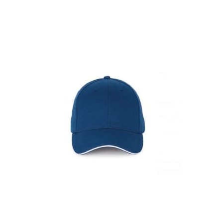 kp185ro/wh-u   CAP WITH CONTRASTING SANDWICH PEAK - 6PANELS