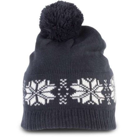 kp540nnv-u   FAIR ISLE KNIT BEANIE