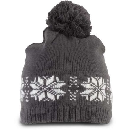 kp540stg-u   FAIR ISLE KNIT BEANIE