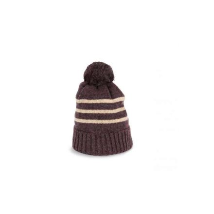 kp556drh/lsh-u   KNITTED STRIPED BEANIE IN RECYCLED YARN