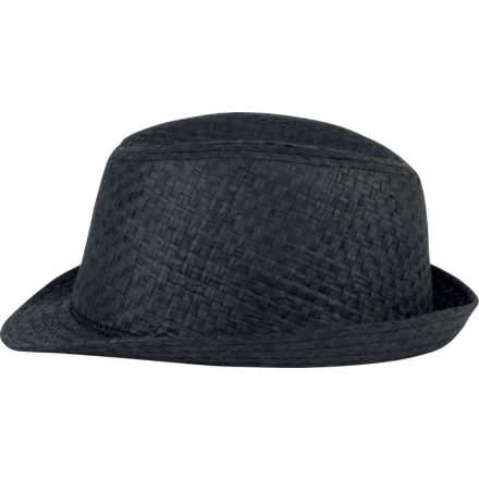 kp612bl-57   RETRO PANAMA - STYLE STRAW HAT