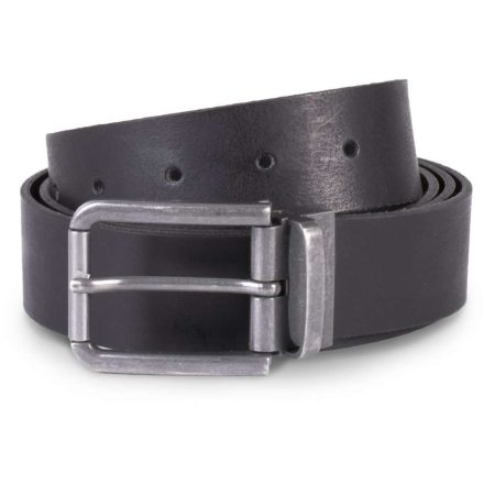 kp812bl-u   RAW EDGE LEATHER BELT - 35MM