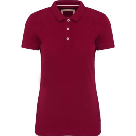 kv2207vdre-l   LADIES' VINTAGE SHORT SLEEVE POLO SHIRT